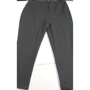 Denim 24/7 Women’s Pants 22W Dark Gray Elastic Waist Skinny